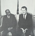 Image 1Abdullah as-Sallal, North Yemen President and Dana Adams Schmidt. (from History of Yemen)