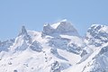 Drei Türme mit 2827m mit dem Eisjöchle mit 2638m