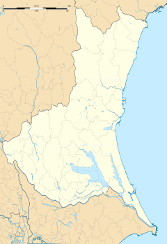 Sawa Station is located in Ibaraki Prefecture