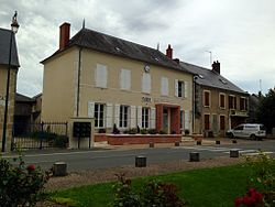 Skyline of Moulins-sur-Yèvre