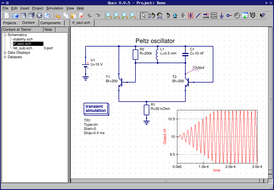 Скриншот программы Quite Universal Circuit Simulator