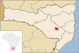 Bocaina do Sul – Mappa