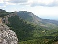 Gunung Crimea dekat kota Alushta.