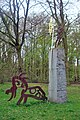 Skulptur von Manfred Billinger am Fabelpfad