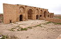 La façade aux iwans du grand temple.