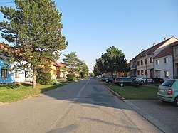 Skyline of Hodějice