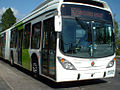 Autobús articulado de Transantiago en Chile