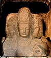 Trimurti tại Các hang động Elephanta