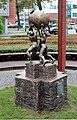 The 2014 Wikipedia Monument, sculpted by Mihran Hakobyan, displayed in Słubice, Poland