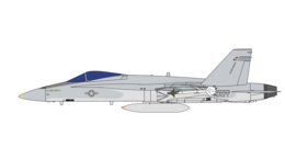 The F/A-18A Hornet's original Paint Scheme in 1983.