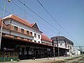 Railway station in Kúty, Slovakia