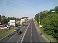 Highway from Bratislava to Senec