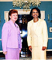 with Condoleezza Rice in 2006