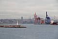 Istanbul, Türkei: Blick über den Bosporus