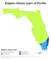 Image 1Köppen climate classification map of Florida. (from Geography of Florida)