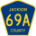 County Road 69A marker