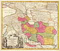 "Georgia" auf einer Karte von etwa 1700