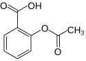 Molecule of aspirin