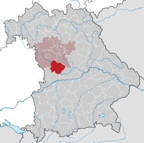 Localisation de Arrondissement de Weißenburg-Gunzenhausen