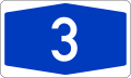 File:Bundesautobahn 3 number.svg