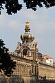 Dresden, Saxony / Germany: Zwinger palatial complex with gardens