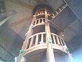 Stairs leading to one of the bell towers