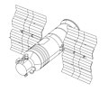 Figure 1-25. Progress-based Gamma astrophysical research satellite.