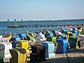 Wyk auf Föhr - Wyker Oststrand, im Hintergrund die Halligen