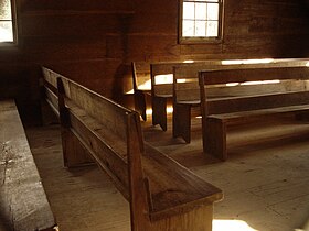 Inside Primitive Baptist Church