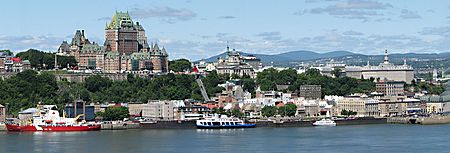 Panorama of Quebec City from Levis