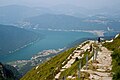 Ausblick vom Gipfel nach Melide