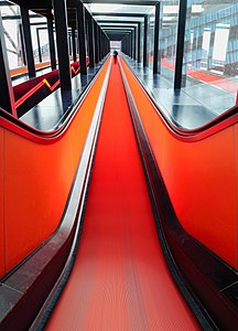 "Rolltreppe_Zeche_Zollverein.JPG" by User:Martin Falbisoner