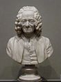 Buste de Voltaire avec perruque, Bust of Voltaire with wig, 1778, marbre, marble, National Gallery of Art, Washington, Jean Antoine Houdon (1741 - 1828)