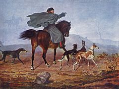 Camino de la cacería, de Franz Krüger (1819).[102]​