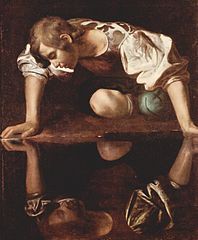 Michelangelo Caravaggio, Narsisti, 1594–1596.