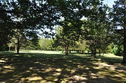 Fort Shantok, on the Mohegan reservation