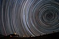 Image 30Starry circles arc around the south celestial pole, seen overhead at ESO's La Silla Observatory. (from Earth's rotation)