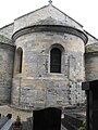 Église Saint-Hilaire (XIIe siècle), vue arrière.