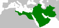 Image 19The Rashidun Caliphate reached its greatest extent under Caliph Uthman, c. 654 (from History of Saudi Arabia)