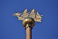 Top of flag pole at Rathausmarkt (Hamburg-Altstadt)