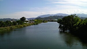 新大松川橋から見た大松川