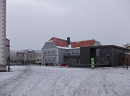 marktplein met raadhuis