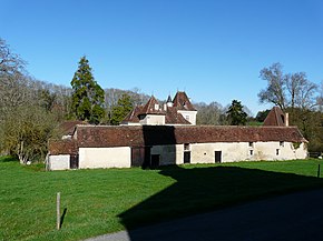 Le château d'Eyliac vu du sud-est.