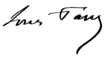 Signature de Louis Passy