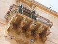 Balcony of Palazzo Nicolaci in Noto