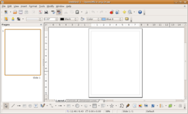 Скриншот программы OpenOffice Draw