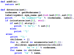 Пример кода на Python