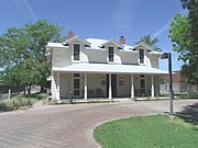 The Farmer-Goodwin House was built in 1883 and is located at 820 S. Farmer Ave. in Tempe, Az.. The house is one of the best-preserved and unique adobe structures in the state. Hiram Bradford Farmer purchased the house for $3,000 in January of 1886. Farmer was the first professor and principal at the Territorial Normal School (now Arizona State University) when it opened in February of 1886. List in the National Register of Historic Place on December 26, 1972 reference #72000197.