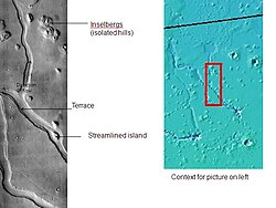 Údolí Hebrus Valles (HiRISE)