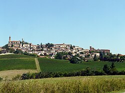 Skyline of Vignale Monferrato